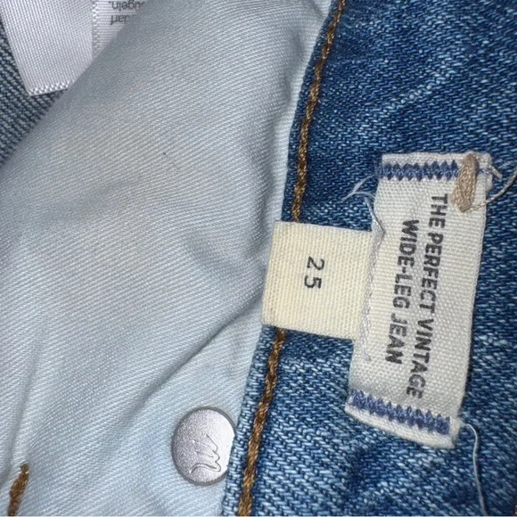 Madewell The Perfect Vintage Wide-Leg Jean 25 - Picture 5 of 5